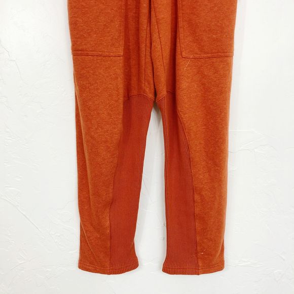 Free People Break Away High Rise Sweatpants Orange - Picture 5 of 10